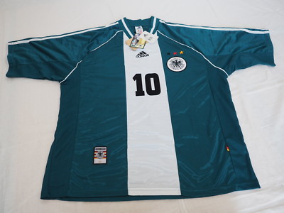 adidas デサント90s ドイツユニフォーム　マテウス　クリンスマン　R95 Germany Matthaus Official Adidas Icon 90s Jersey Shirt S Reissue