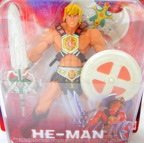 Mattel MOTU Masters Of The Universe HE-MAN 6" ACTION FIGURE 2002 Edition MOC!