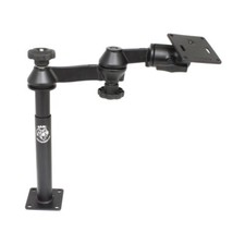 RAM Tele-Pole System with 8"  9" Poles, Dual Swing Arms with 75x75mm VESA Plate