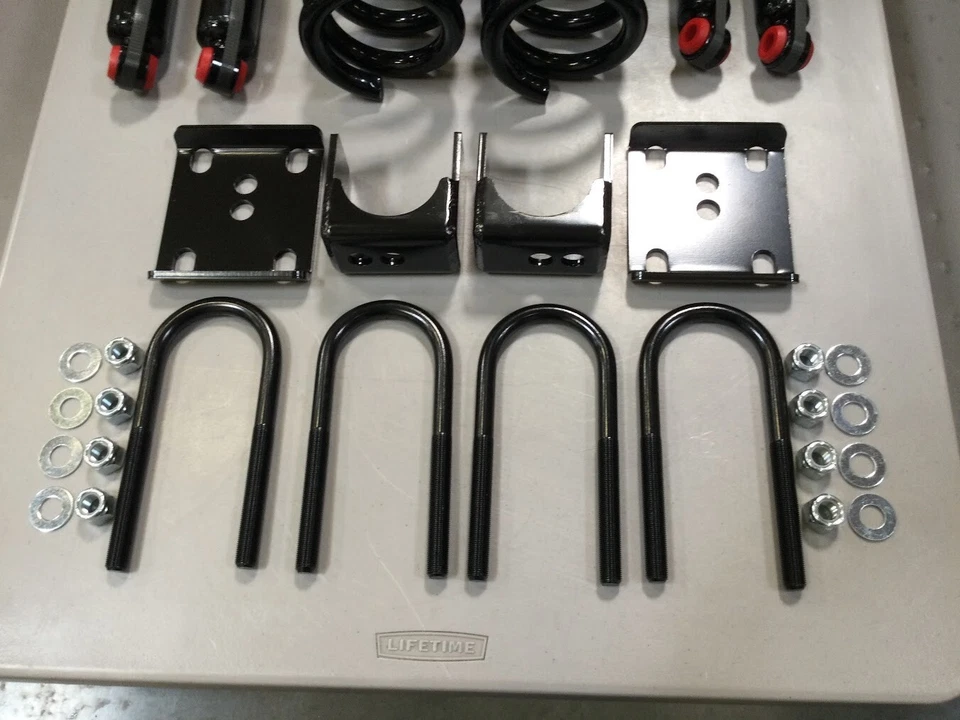 CPP 73 87 CHEVY C10 GMC 3" DELANTERO 5" TRASERO DESCENSO RESORTES AMORTIGUADORES KIT ABATIBLE Foto 2 de 4