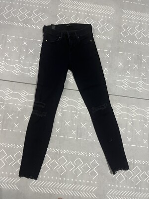J brand cropped skinny jeans womens blue mercy dark wash stretch
