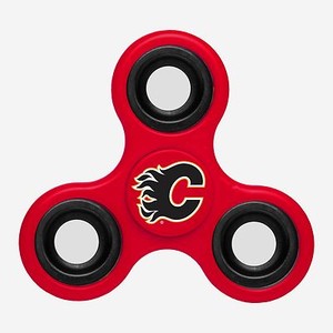 Calgary Flames 3-Way Diztracto Spinnerz Fidget Spinner NHL Hockey Forever