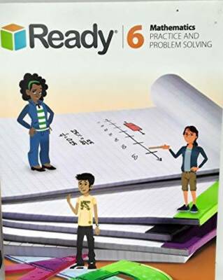 Ready Mathematics Practice and Problem Solving Grade 6 - Paperback - GOOD