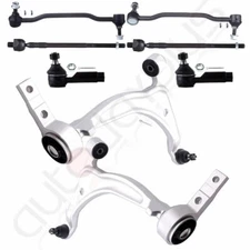 8pc Control Arm Ball Joint Sway Bar Tie Rod Kit for Nissan Altima and Maxima