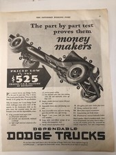 1932 Dodge Truck 10x13” ORIGINAL AD - Great Garage Decor 1