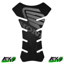 Paraserbatoio Paragraffi Tank Pad Adesivo 3D Resinato in Resina Nero per Honda