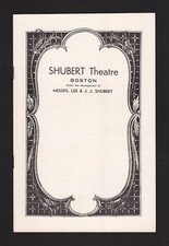Ethel Merman "SOMETHING FOR THE BOYS" Cole Porter 1942 Boston Tryout Playbill
