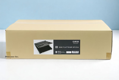 ORB DF-01iA High-End Audio Vinyl Record Flattener Analog Disc Black Silver