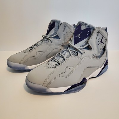Jordan True Flight Grey Court Purple 342964-051 Basketball Shoes Mens Size 10.5 | eBay