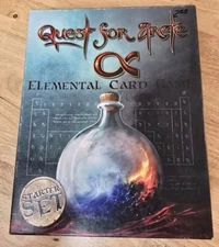 Quest For Arete Elemental Card Game Starter Set Preowned 