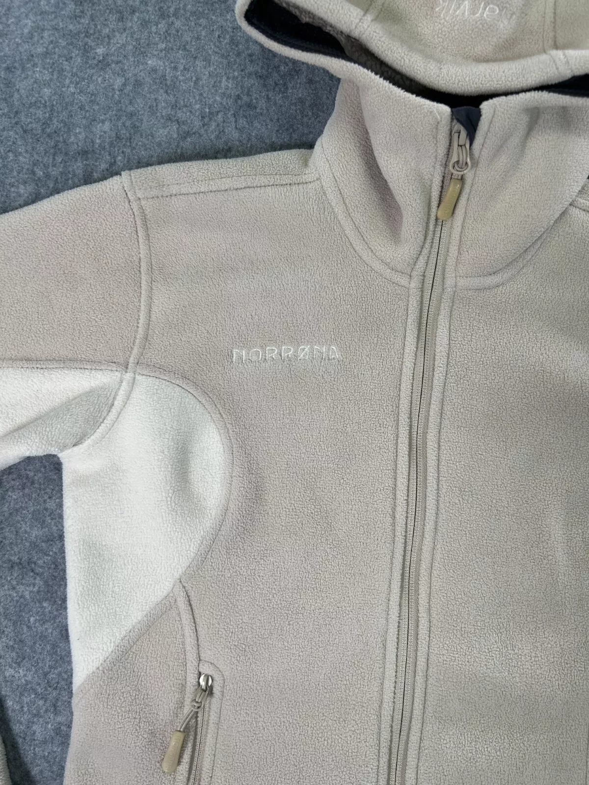 narrona fleece long sleeve full zip flaw jacket