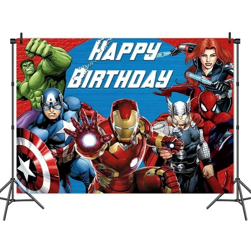 Avengers Superhero Tableware Party Supplies Kids Birthday Decoration - Picture 44 of 52