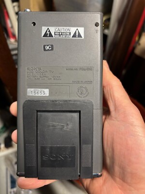 Vintage Sony Color Watchman FDL-310 Portable LCD Powers On Japan