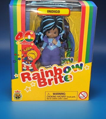 Rainbow Brite 40th Anniversary INDIGO Figure Collectors Series 2 TLS Cheebee NIB