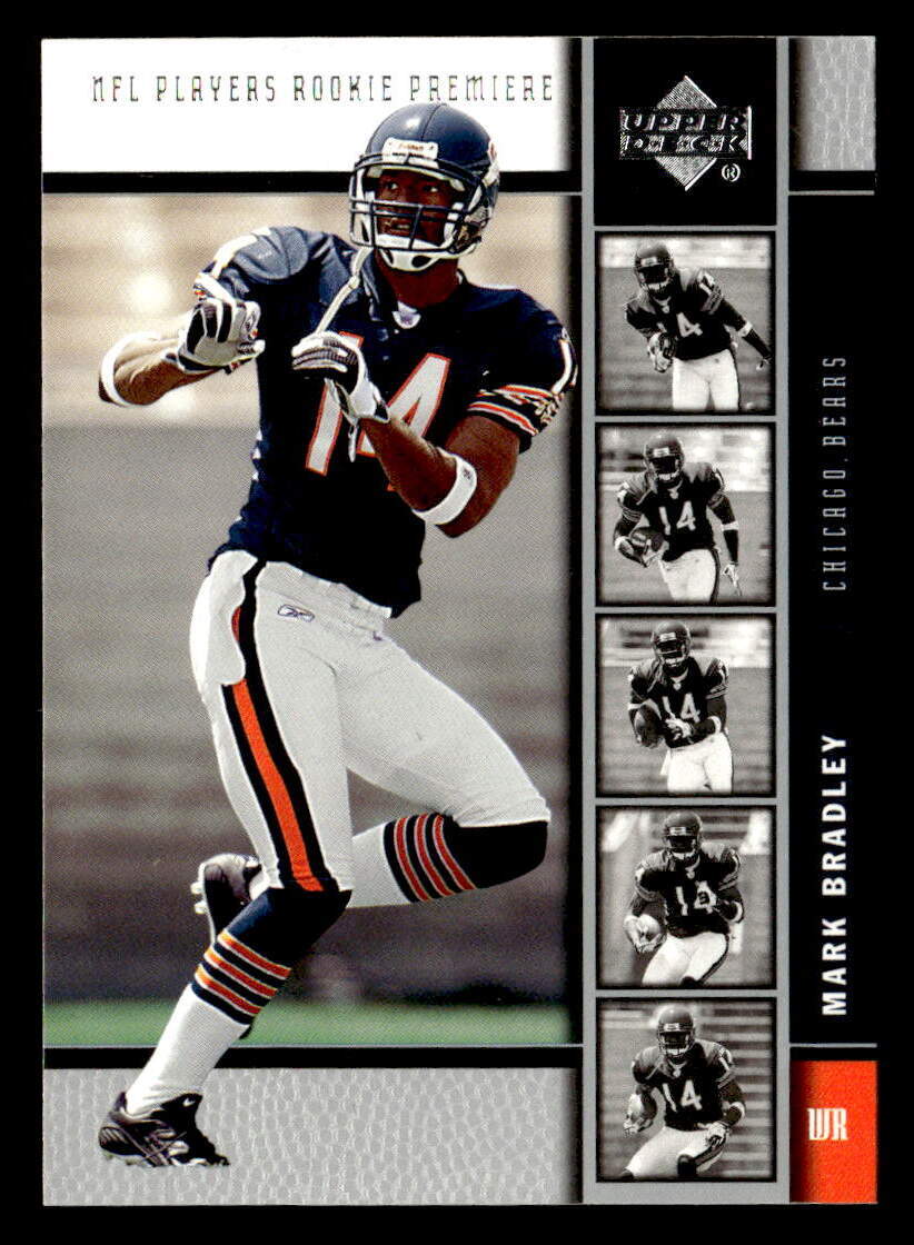 Mark Bradley 2005 Upper Deck Rookie Premiere Card #9 Chicago Bears