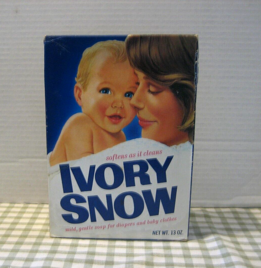 Vintage 1970's 1980s Ivory Snow Soap Box 13 Oz Almost Full eBay
