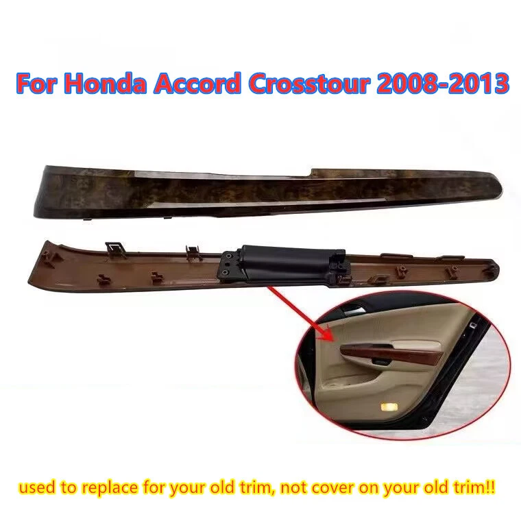 Cubierta del panel de la puerta del reposabrazos delantero derecho para Honda Accord Crosstour 2008-2013 Foto 3 de 3