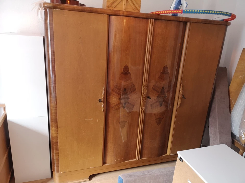 Bauernschrank kleiderschrank gebraucht massiv vintage