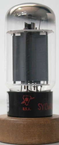6L6GC Sylvania Black Base made in U.S.A Genetic White Box Qty 1 Pc #102801 - Picture 4 of 9