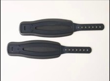 Pair of snowboard binding ankle straps, generic, fit many older bindings.