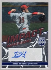 * 2023 Panini Elite Extra Edition Impact Impressions Signatures BRYCE HUBBART