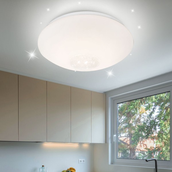 Deckenleuchte Deckenlampe Schlafzimmerlampe Kristall Sternenhimmel Flurlampe Led-image