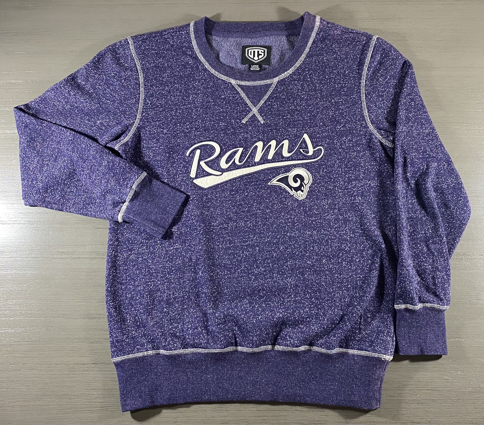 White Pullover Casual Crewneck Football 