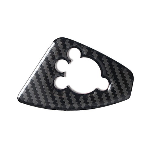 1x Carbon Fiber Interior Door Lock Button Cover Trim For Audi TT TTRS 2008-2014 - Foto 9 di 12