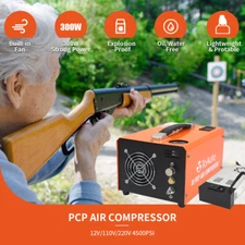300bar Pcp Air Compressor 110V/12V Pump 4500PSI 30Mpa High Pressure Airgun Rifle