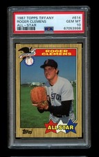 1987 Topps Tiffany Roger Clemens #614 All-Star Boston Red Sox PSA 10 Gem Mint