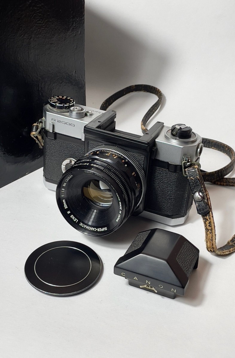 Canonflex R2000 フィルムカメラ レンズ付き！ 50mm キヤノン RARE] Canon: Canonflex R 2000 with Super Canomatic R 50mm f1.8
