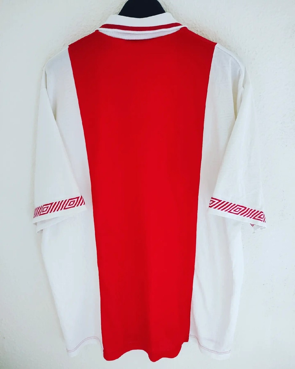 アヤックス　90s AJAX 半袖シャツ UMBRO ABN AMRO Rare!! Ajax Amsterdam Football Club 90s Umbro Soccer Jersey
