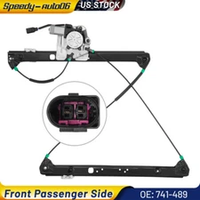 For BMW X5 E53 2000-2006 Front Passenger Side Window Regulator w/ Motor 741-489