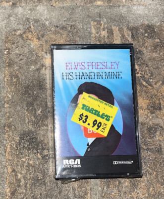 **New Sealed**ELVIS PRESLEY Cassette Tape ~ HIS HAND IN MINE  1961, RCA / Ariola