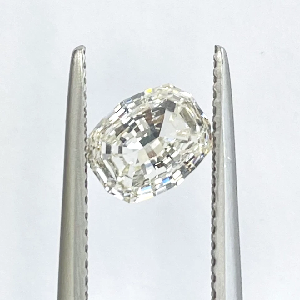 GIA Certified Natural Diamond Oval Step Cut 1.00 Ct I VS2 Jewlery Ring - Image 3 of 4