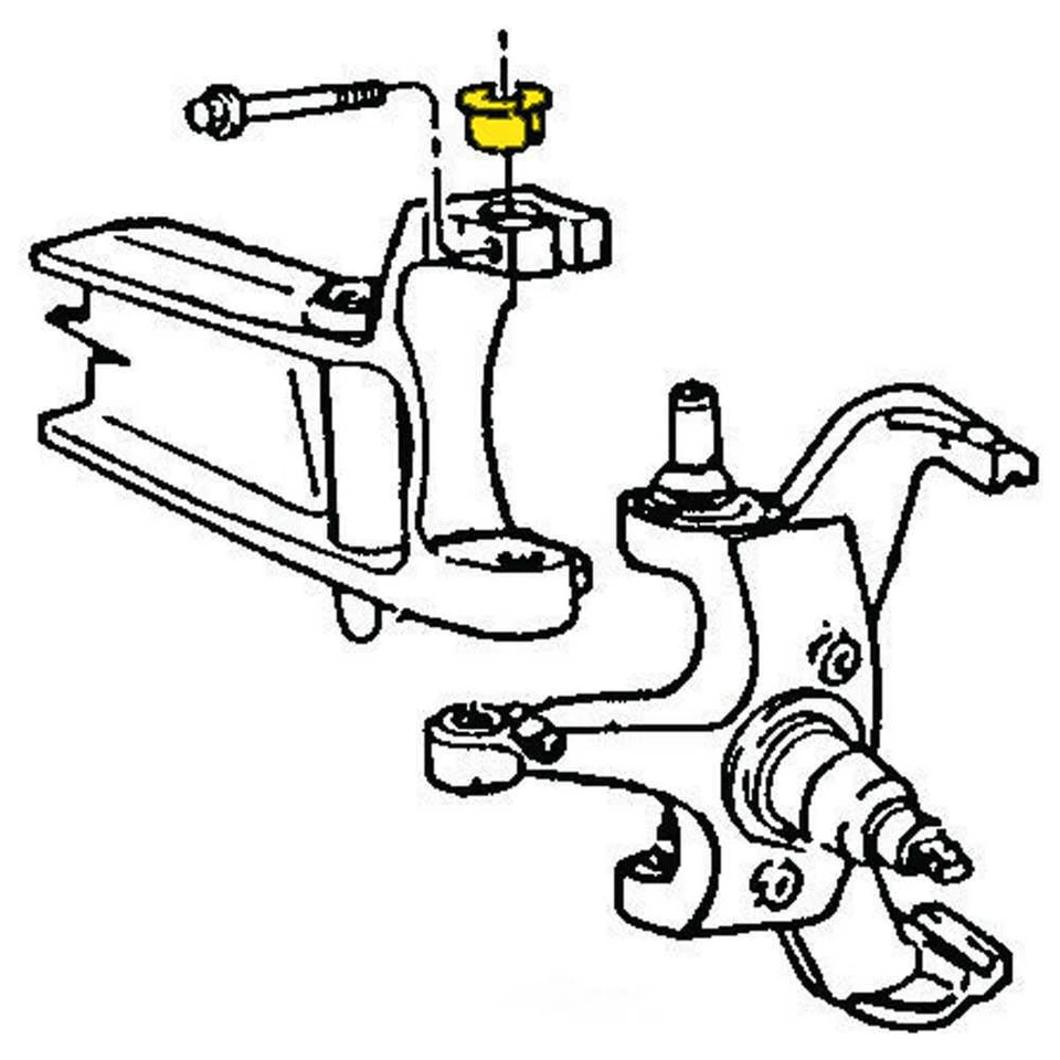 Rueda de alineación / Buje de cámara de inclinación Moog K80109 Foto 2 de 2