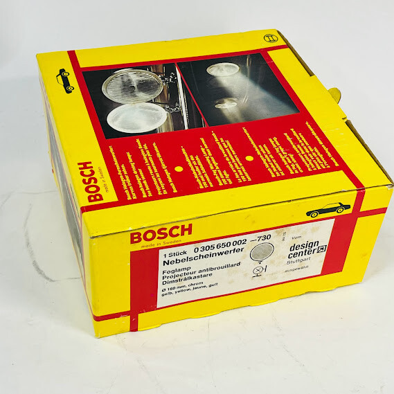 Fog lamp Bosch 0305650002 NOS DC12V55W with round yellow box bulb