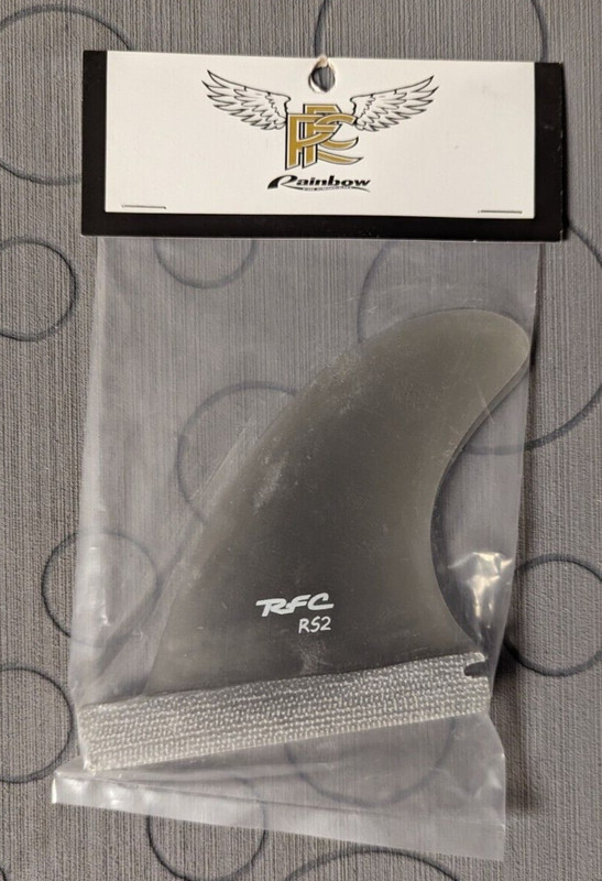 Futures Fins RFC RS2 side bites Solid fiberglass smoke- NEW