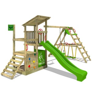 FATMOOSE Spielturm Kletterturm FruityForest Fun XXL Surf ...