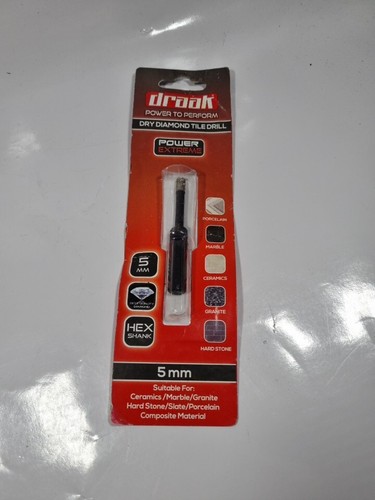 draak dry diamond Fliesenbohrer 5mm
