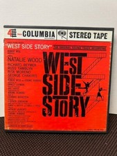 Vintage West Side Story Soundtrack Reel To Reel Tape, 4 Tracks, 7 1/2 Ips