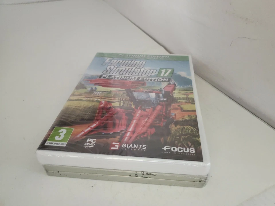 NEW MINT FARMING SIMULATOR 17 PLATINUM WINDOWS 7/8/10 W/STEEL BOOK PC DVD ROM N9 - Image 3 of 4