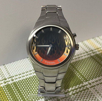 Armbanduhr Fossil Big Tic JR-8115 Red Flame   Selten