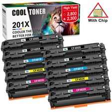 Toner for HP 201X CF400X Color Laserjet Pro MFP M277DW M277N M252N M252DW LOT