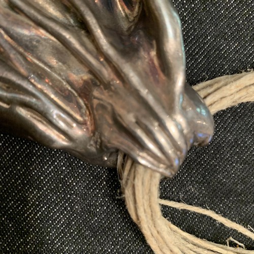 Vintage Fledermaus Ami Israel signiert 925 Sterling modernistische Kunst klobige Statement Halskette - Bild 17 von 24