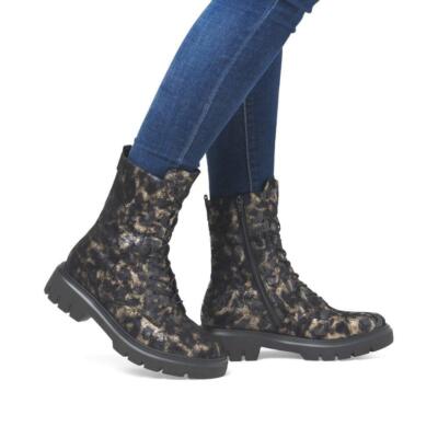 Rieker Remonte Shanice 75 Women's Boot - Waterproof, Lambs Wool Lining, 24 Inch Shaft Height