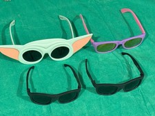 Lot of 4 Toddler Sunglasses - Babiators Baby Yoda Bundle 0-2 Years UV400