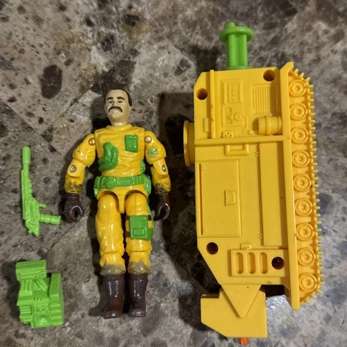 Vintage 1991 GI Joe Clean Sweep Hasbro Action Figure Free Shipping