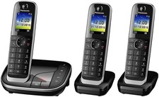 Panasonic KX-TGJ323GB DECT Schnurlostelefon-Set mit AB + Anruferansage BRANDNEU