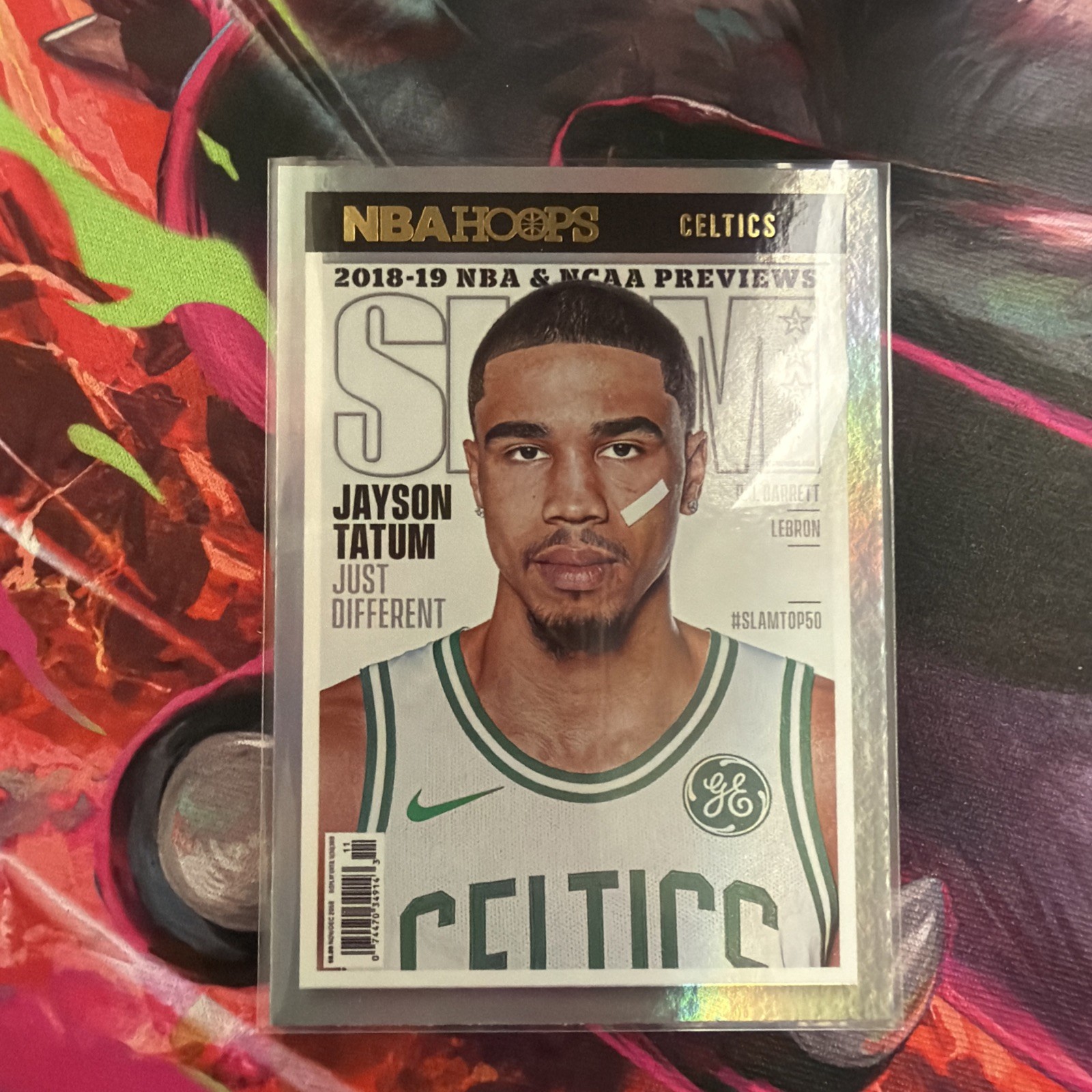 2021-22 Panini NBA Hoops - Slam Holo Jayson Tatum #SLAM #218